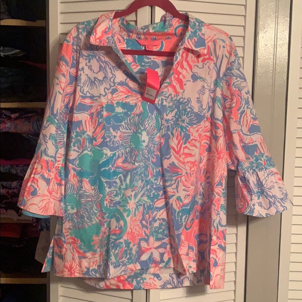 NWT GINGER  TOP